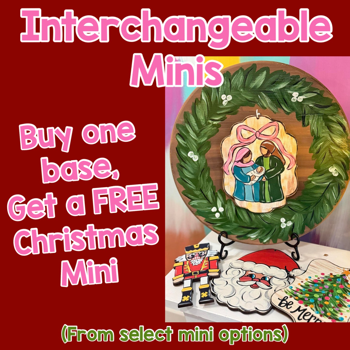 Christmas Deal! Interchangeable Mini BASE with FREE Mini