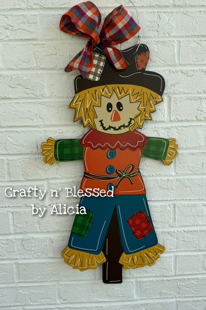 Scarecrow Door Hanger