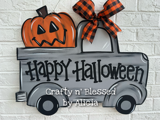 Halloween Truck Door Hanger