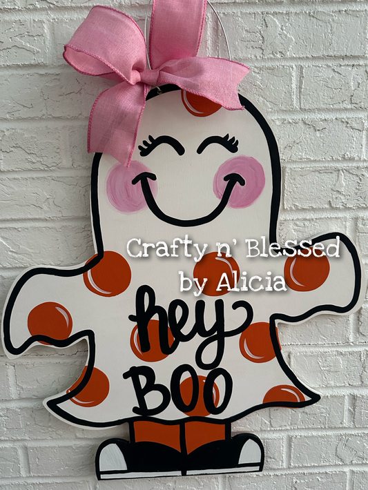 READY TO SHIP/PICKUP Ghost Door Hanger