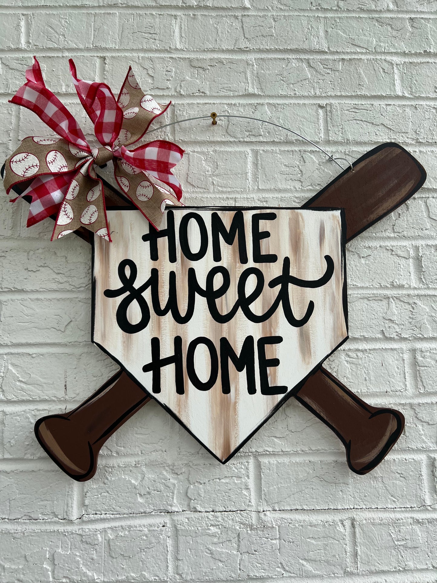 READY TO SHIP/PICKUP Home Sweet Home Plate Door Hanger