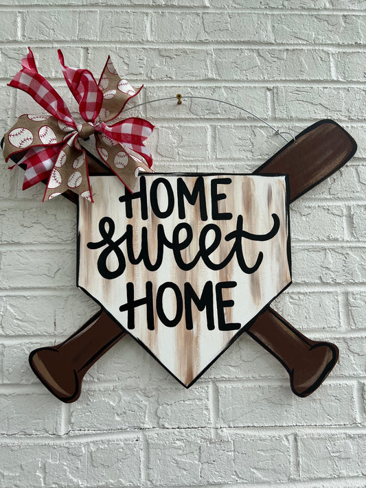 READY TO SHIP/PICKUP Home Sweet Home Plate Door Hanger
