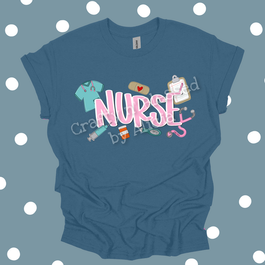 Nurse Shirt S-3X *CAN Personalize!*