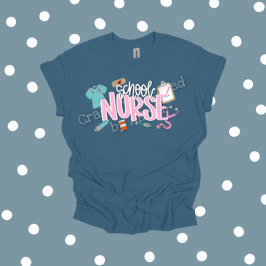 School Nurse Shirt S-3X *CAN Personalize!*