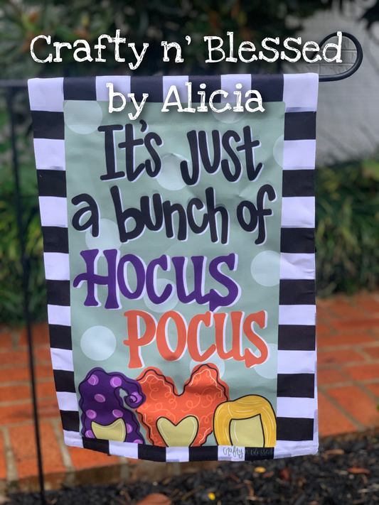 Hocus Pocus Garden Flag