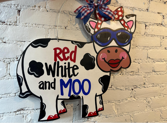 Red White Moo Cow