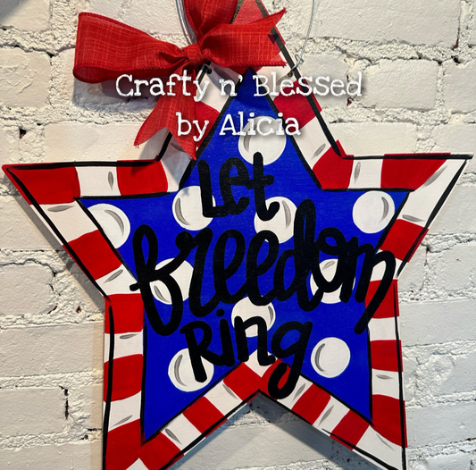 Dots and Stripes Star