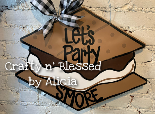 S’more Custom Door Hanger