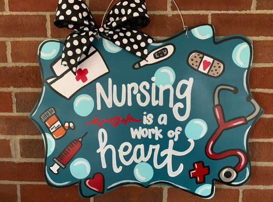 Nursing Custom Door Hanger