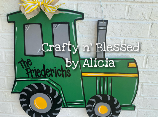 Tractor Custom Door Hanger