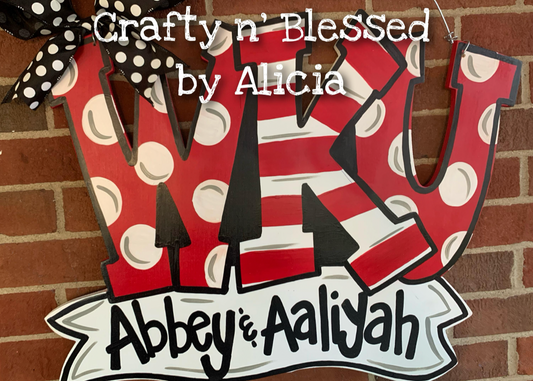 Western Kentucky University Custom Door Hanger