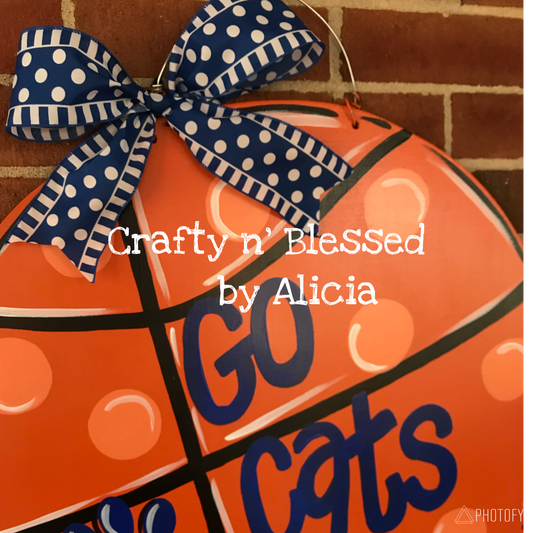 Basketball Custom Door Hanger