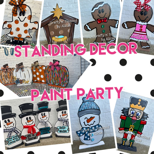 October 10th Standing Decor Public Paint Party