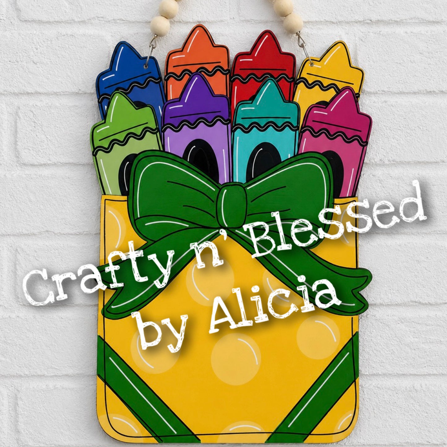 Crayon Box Classroom Door Hanger