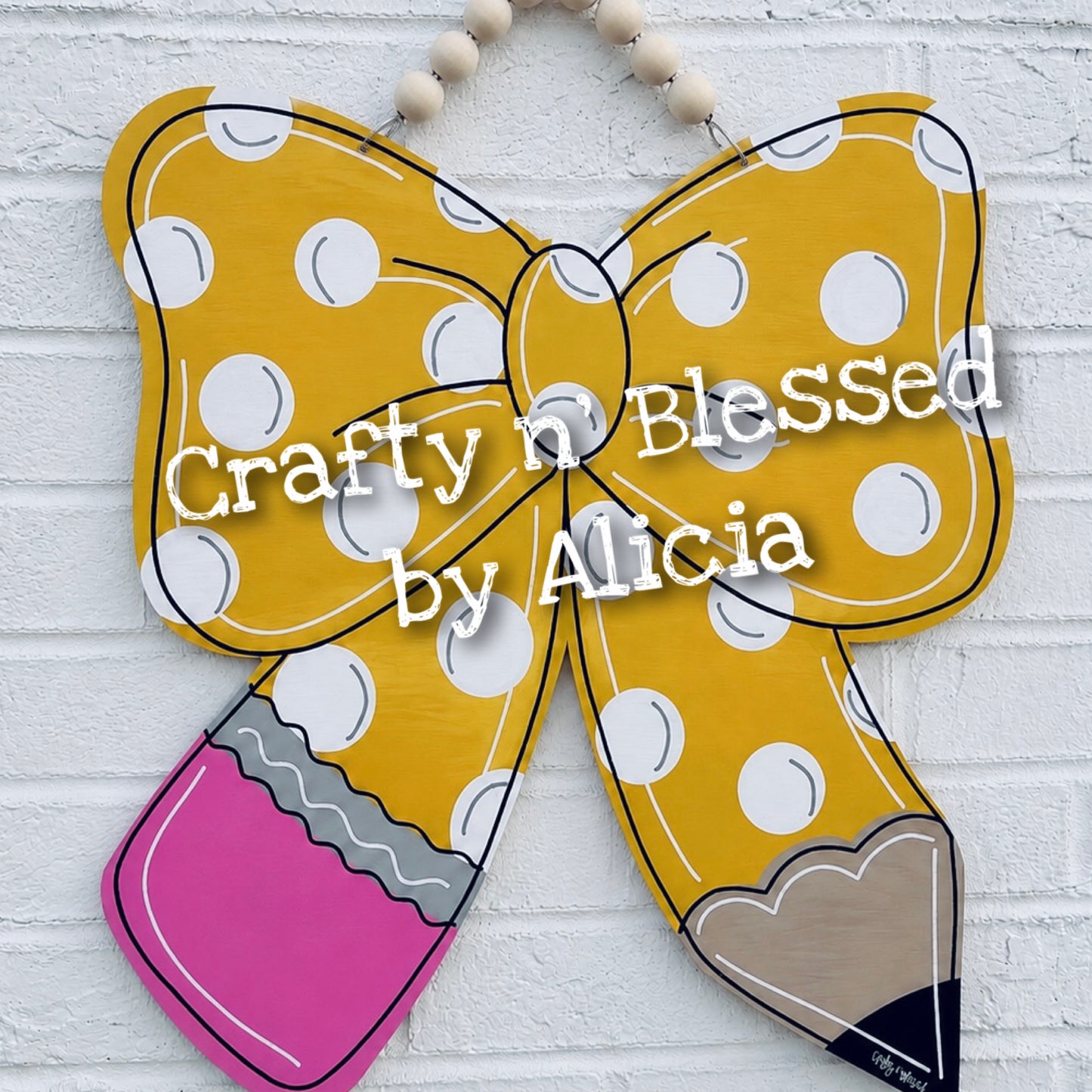 Pencil Bow Door Hanger