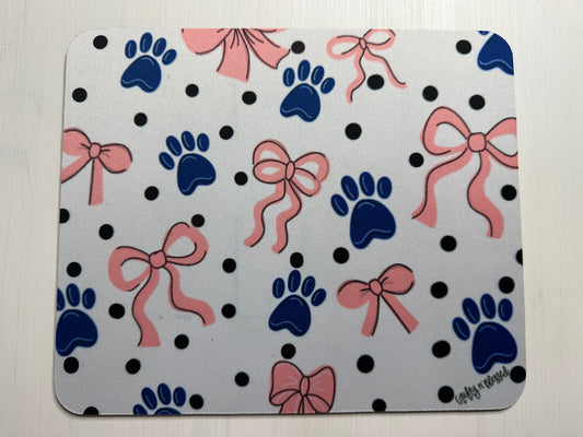 UK Pink Bows Mousepad