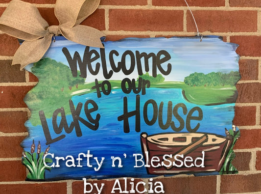 Lake House Door Hanger