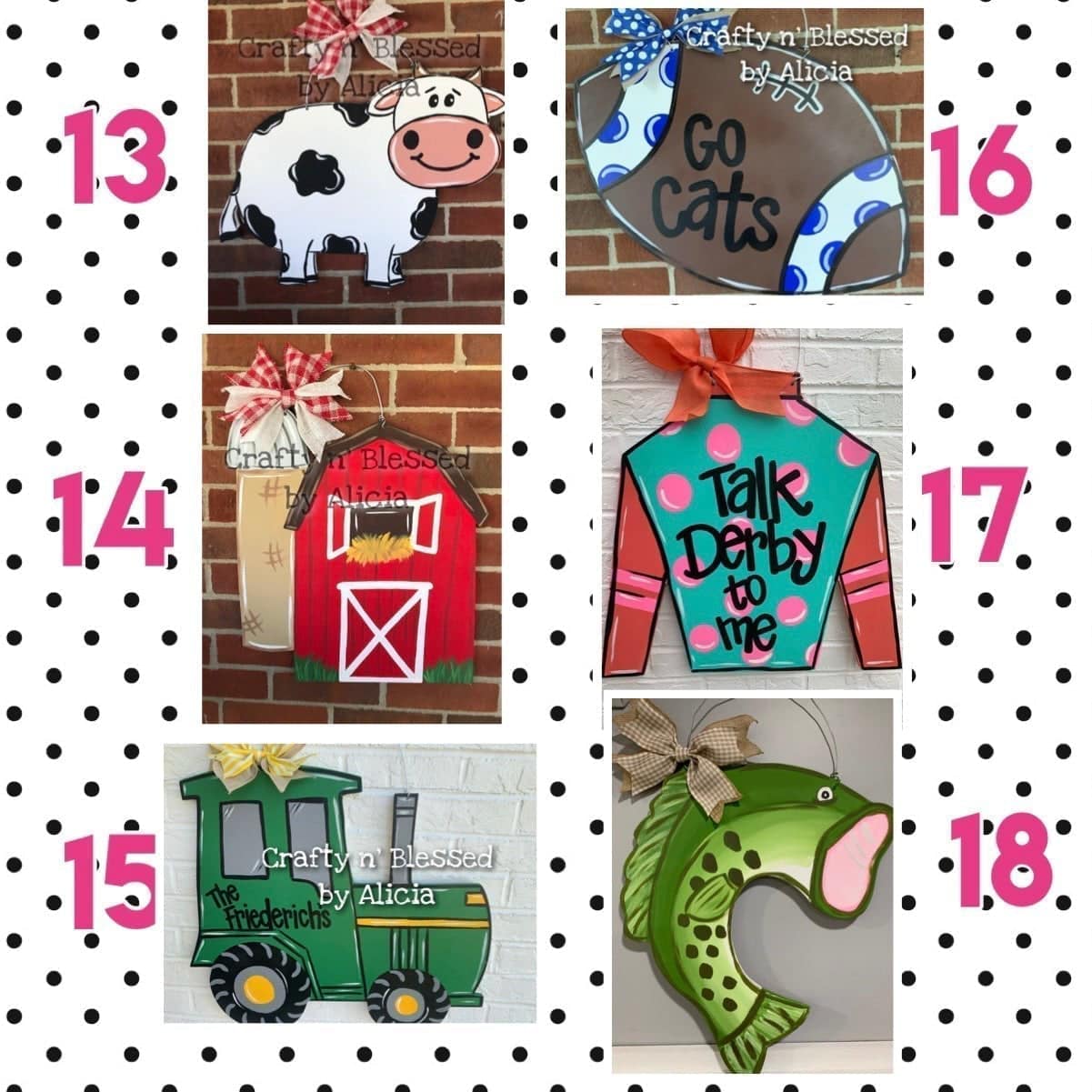 BLANK Adult DIY Door Hanger
