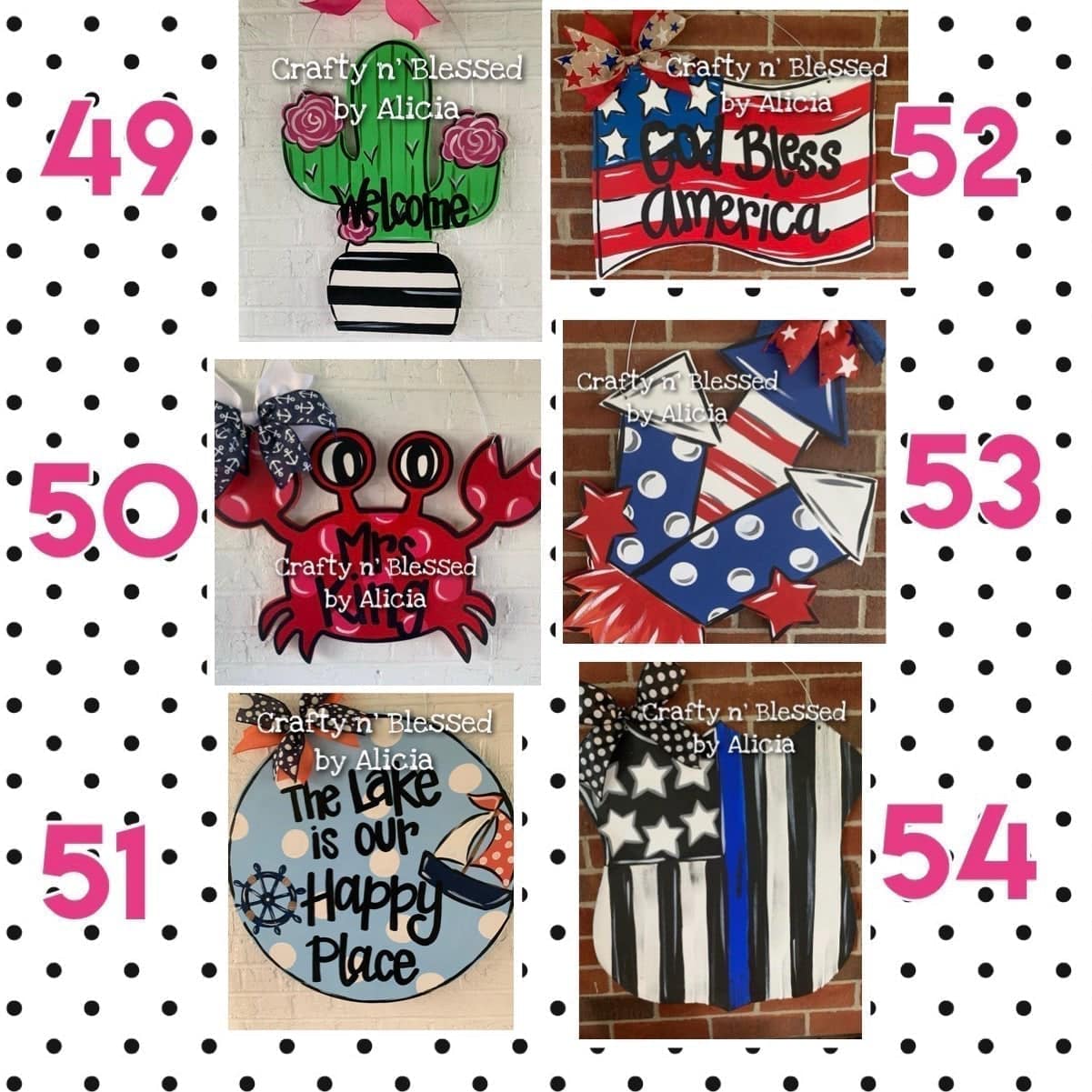 BLANK Adult DIY Door Hanger