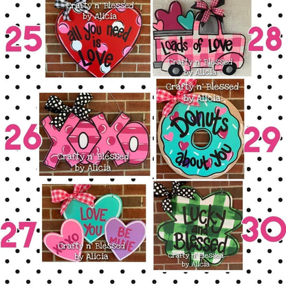 BLANK Adult DIY Door Hanger