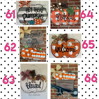 BLANK Adult DIY Door Hanger