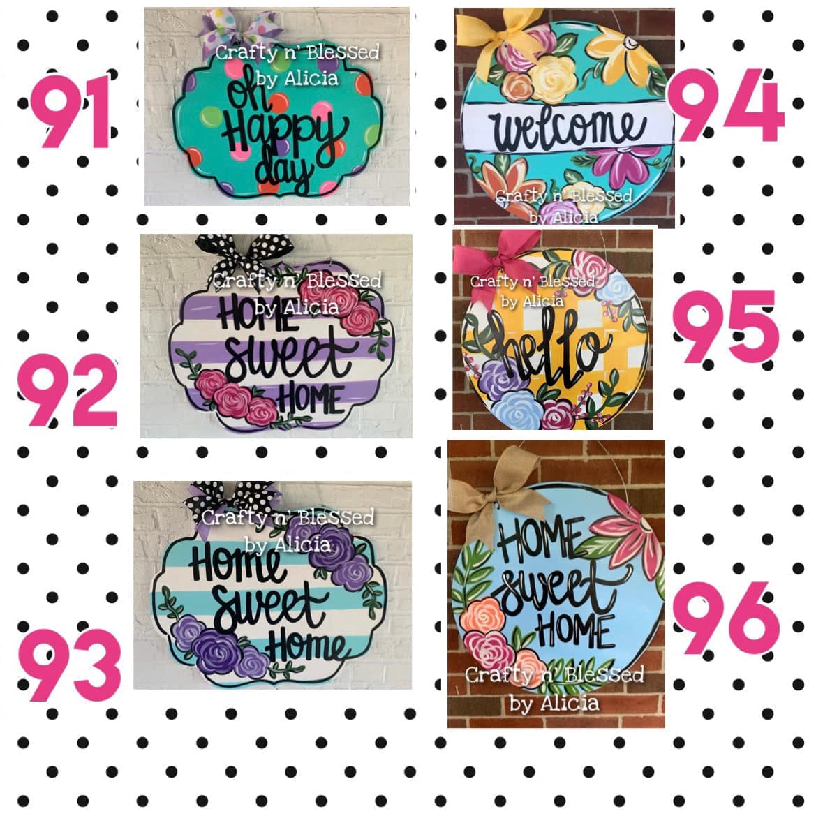 BLANK Adult DIY Door Hanger