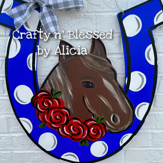 Horseshoe with Head Door Hanger