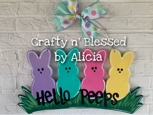 Peeps Door Hanger