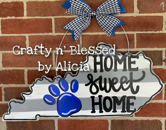 Kentucky Striped Door Hanger
