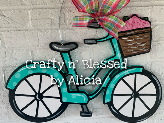 Spring Bicycle Door Hanger